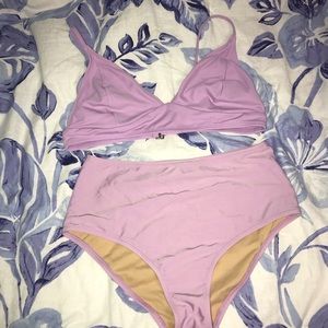 NWOT HIGH WAISTED BIKINI SET